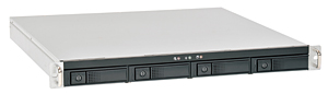 1U 4Bay iSCSIストレージ