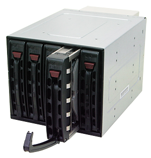 Supermicro CSE-M35Tホットスワップケージ(SATA HDDx5/黒）
