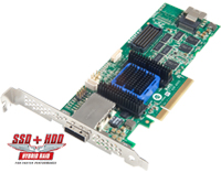 Adaptec SAS RAID 6445 (6.0Gbps/PCIe2.0/内4ポート/外4ポート)