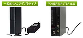 AC電源アダプタタイプとの比較