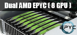 Dual AMD EPYC対応GPGPU